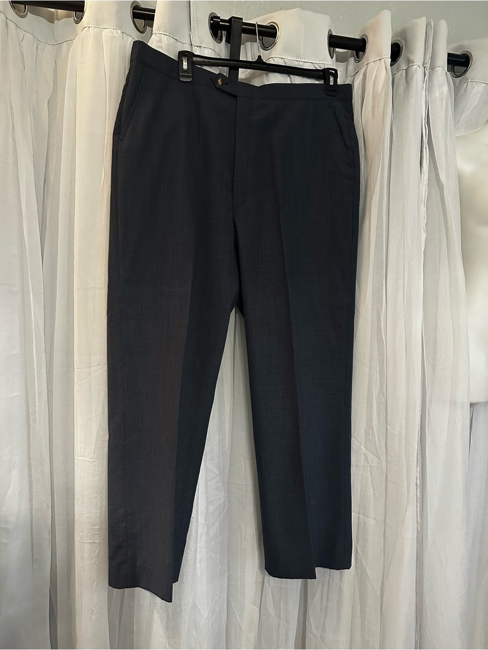 Sansabelt Men's Classic Dress Pants - Blue/Gray 38” waist and 30” inseam